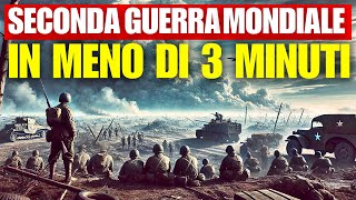 LA SECONDA GUERRA MONDIALE  RIASSUNTO [upl. by Iver]