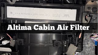 How To Change A 2019  2022 Nissan Altima Cabin Air Filter  Remove Replace AC AC Filter Location [upl. by Amian]