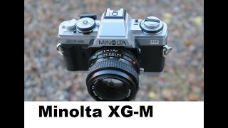 Minolta XGM  Quick look  Battery  Film loading 35mm Film camera [upl. by Us]