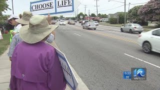 Peaceful protest held outside Planned Parenthood [upl. by Normy401]