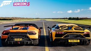 Lamborghini Vs Lamborghini Race  FORZA HORIZON 5 [upl. by Dukie]