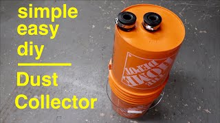 How to Make ● Simple Cyclone Dust Collector [upl. by Jala]