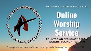 Alondra Church of Christ Online Worship Service  January 7 2024 alondrachurchofchrist acoc [upl. by Oisacin819]