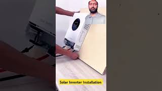 How to install a Solar Inverter Connection Wiring Diagram solarsystem solarelectric electrical [upl. by Scornik]