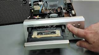 Reparación pletina de cassette DENON [upl. by Ahsinad]