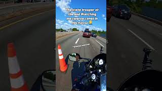 Swerving cones is to much fun yamahar6sound motorcycle r6sound yamahar6 biker sportbike [upl. by Hekking]