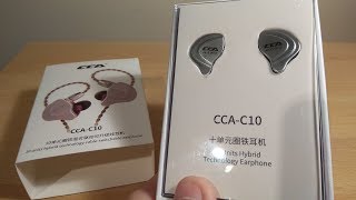 4K  CCA C10 UNBOXING  4BA and 1DD [upl. by Nalrah]