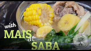 Nilagang Pata ng Baboy with Mais at Saba [upl. by Anallise]