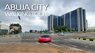 ABUJA CITY Walking Tour 4k  The Capital of Nigeria [upl. by Aseek]