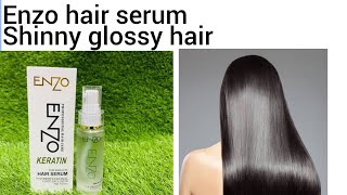 Enzo keratin hair serum review  best serum for healthy and soft hair [upl. by Grannia616]