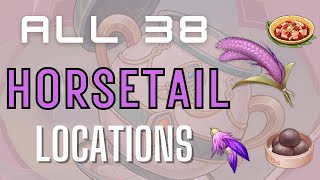 ALL 38 Horsetail locations  GENSHIN IMPACT [upl. by Faxan]