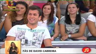 David Carreira no Você na TV 18 10 2011 Morangos Online O teu site sobre a série Morangos Com Aç [upl. by Monroe]