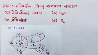 🔴 इलेक्ट्रॉन बिंदु संरचना बनाना सीखें।10th Science how to draw Electron dot structure [upl. by Atirma]