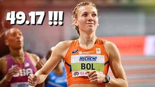 FEMKE BOL IS UNSTOPPABLE  WR OF 4917 IN GLASGOW [upl. by Klara]