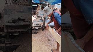 the process of sawing wood using a disc saw woodworking asmr [upl. by Bernt603]