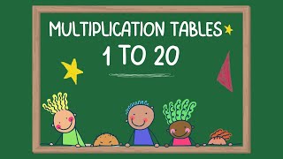 1 to 20 Tables Multiplication Tables 1  20  Tables  Tables of one to twenty [upl. by Earle]