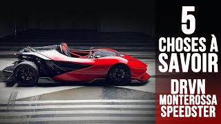 DRVN Monterossa Speedster 5 choses à savoir sur un concept sur base de Lamborghini Gallardo [upl. by Nangem898]