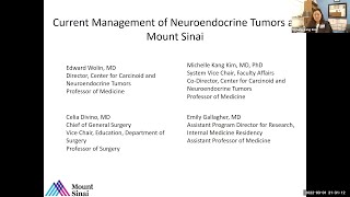 Current Management of Neuroendocrine Tumors at Mount Sinai [upl. by Ekihc]