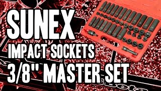 SUNEX 38quot Impact Socket 42pc Master Set  3342 SAE amp Metric [upl. by Thomsen102]