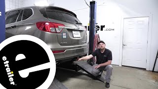 etrailer  Curt Trailer Hitch Installation  2016 Buick Envision [upl. by Jarad]