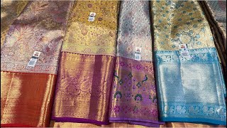 From 360 chickpet Bangalore wholesale silk sareesSingle saree courier available [upl. by Ban283]