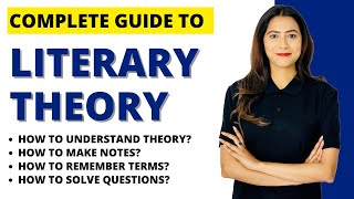 Complete Guide to Literary Theory  NTA UGC NET English Literature  Sunaina Jethani [upl. by Manouch]