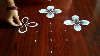 Easy latest daily kolam 7×1 dots [upl. by Nitsug]