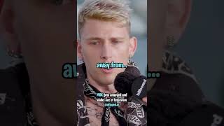 MGK Walks Out of Interview 😂 [upl. by Cudlip278]