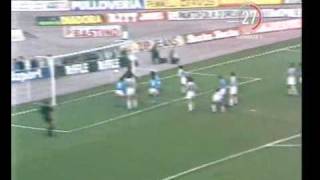 JuveNapoli 13 198687 due gol del Napoli in fuorigioco [upl. by Ernesto]