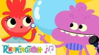 Lets Blow A Bubble  Bubbles Song for Kids  Rhymington Square [upl. by Yhtuv]