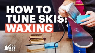 How to Wax Your Skis  Everything You Need to Know  REI [upl. by Ylrebmek]