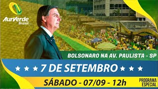 Transmissão ao vivo e na íntegra com o Presidente Bolsonaro na Avenida PaulistaSP  07092024 [upl. by Forster692]