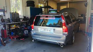 Volvo V70 25T Geartronic dynorun part II [upl. by Airottiv]