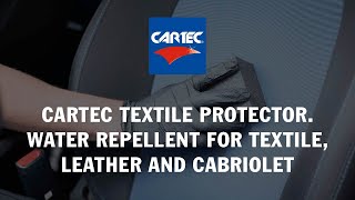 Cartec Textile Protector Water Repellent for Textile Leather and Cariolet [upl. by Frulla320]