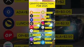 Best Crypto prediction for 2025 cryptocurrency [upl. by Hortensia]