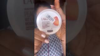 Lakme Peach Milk moisturiser for soft glowing skin 24 hr moisture lock surabhidhobi shorts lakme [upl. by Torey]