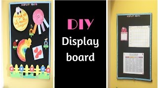 DIY Display Board  Easy Way Of Making Pinboard At Home [upl. by Chamkis]