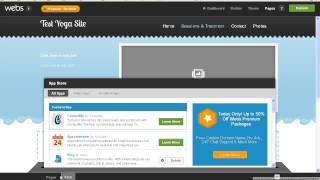 Webscom Website Builder Create Pages and Navigation Bar [upl. by Dieball]