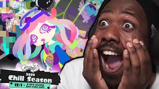 SPLATOON 3 CHILL SEASON 2023 TRAILER REACTION [upl. by Leon218]