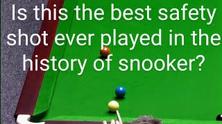 Is this the best snooker safety shot of all time by Kyren Wilson [upl. by Enylhsa]