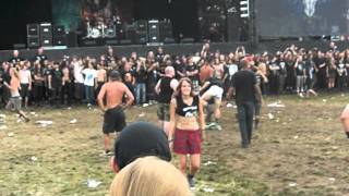 The forbidden wall of death with no music at wacken 2010 [upl. by Wolfgram]