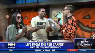 VIDEO Kimye wants YOU on Good Day DCs Halloween show [upl. by Juni]