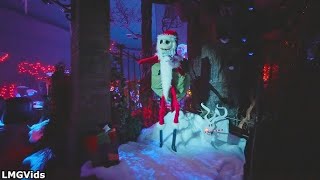 NEW Haunted Mansion Holiday  2024 POV  Disneyland Park California  4K 60FPS POV [upl. by Alcine]