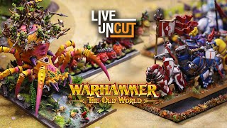 Warhammer Old World Live Gameplay Tycho hosts two avid players of Fantasy [upl. by Varney]