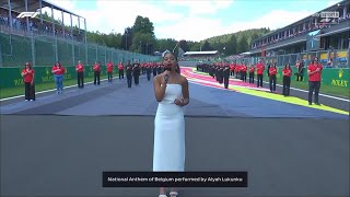 THE NATIONAL ANTHEM OF BELGIUM  FORMULA 1 2024 BELGIAN GRAND PRIX [upl. by Nahtanhoj619]