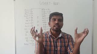 8251 Serial Data Communication  Pin Configuration  USART  S Vijay Murugan [upl. by Jerroll]