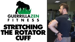 How To Stretch The Rotator Cuff  External Rotators [upl. by Darius840]