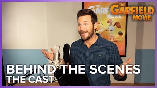 The Cast  The Garfield Movie Behind The Scenes [upl. by Azaria682]