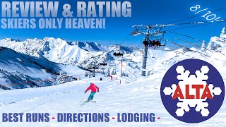 Alta Ski Resort Review and Rating [upl. by Solegnave921]