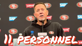 Grant Cohn Asks Chris Foerster Why the 49ers Rarely Run from 11 Personnel [upl. by Treblig]